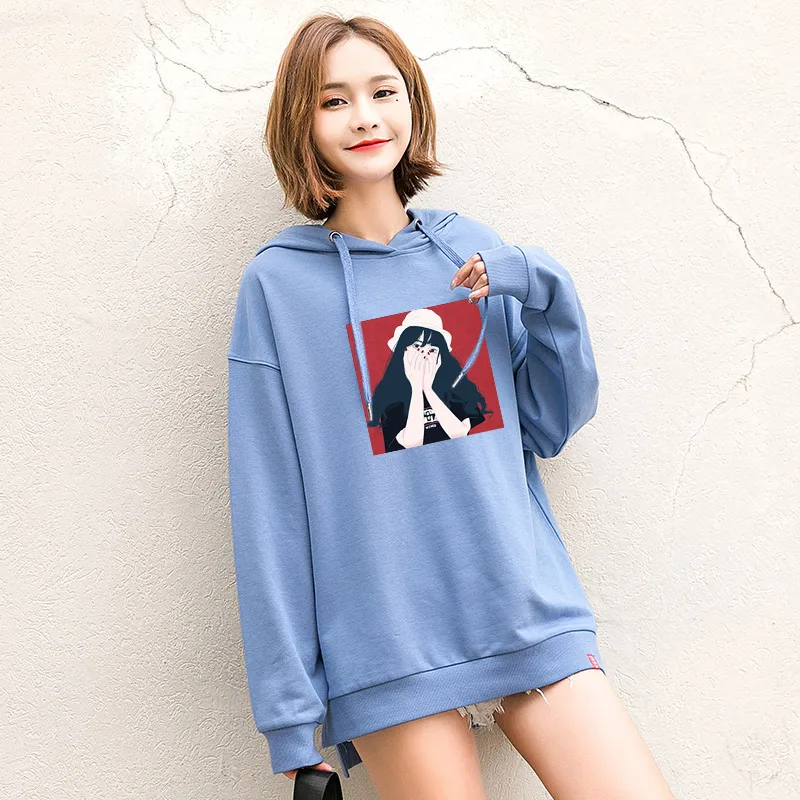 

Happy Every day Gildan Womens Sweatshirt Popular Free Valley Color Pullover Spring Casual Hooide Long Sleeve Clothes.