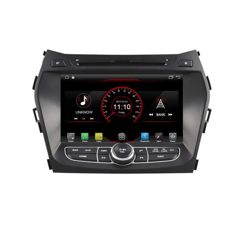 2 din Android 10 автомобильный dvd-плеер gps-навигация для Hyundai Santa Fe 3 Grand ix45 2013-2016 2017 Радио