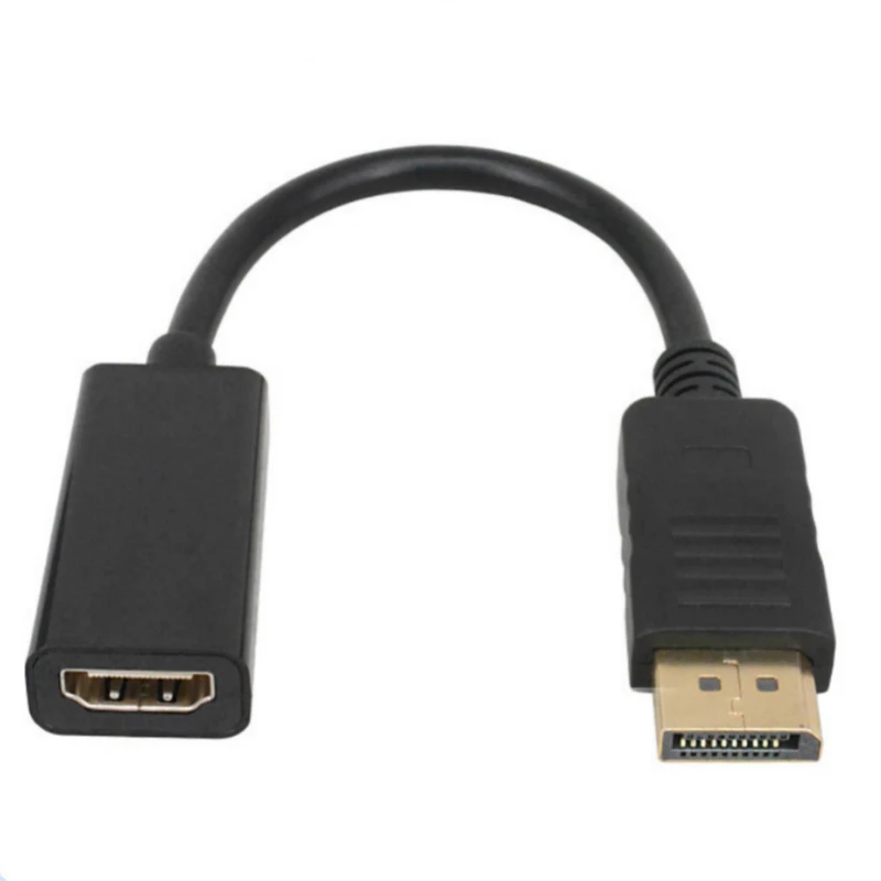 Адаптер-переходник HD 1080P DP к HDMI-совместимый штекер-гнездо для ПК ноутбука Apple Mac