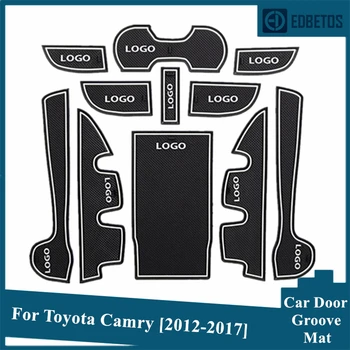 

For Toyota Camry XV50 2012 2013 2014 2015 2016 2017 Door Groove Mat Camry Accessories For Toyota Camry Gate Slot Coaster Mat