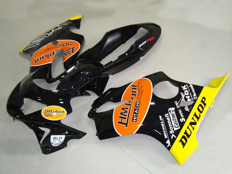 Комплект обтекателей под давлением для HONDA CBR600F4 99 00 CBR600 F4 1999 2000 ABS черный