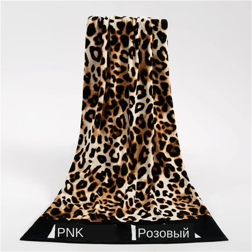 Fashion-Sunbath-Leopard-Beach-Towels-100-Cotton-Women-Yoga-Towel-Swimming-Sports-Wrap-Blanket-Quick-Dry