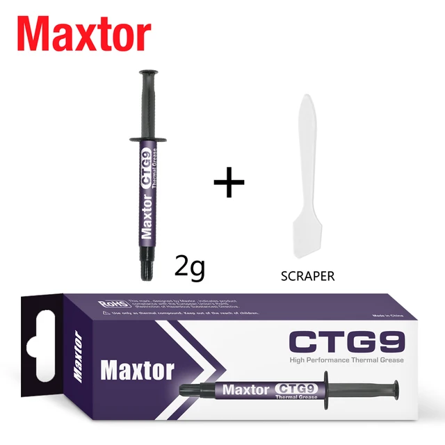 Maxtor CTG9 13.5W/mkThermal Paste Laptop PC Motherboard Desktop CPU GPU Cooler Heatsink CTG9(2g)13.5w-mk