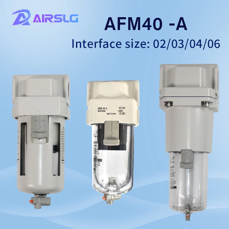 

AFM Series -A AFM40 -02/03/04/06 N.O/N.C C D Air source processor Oil mist separator -2-6-8 Filter element AFM40-02D AFM40-03C