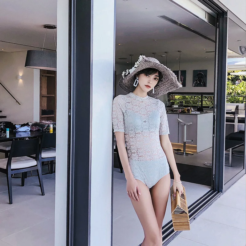 

One Piece Swimsuit Woman Swimwear With Push Up Swimming Suit For Women 2019 Swimsuits Onepiece Female Sexy New Korean Hair