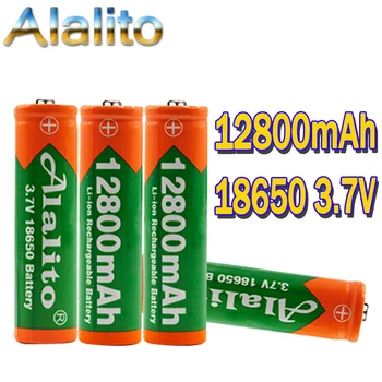 

3.7V 18650 12800mAh Rechargeable Battery High Capacity Li-ion Rechargeable Battery For Flashlight Torch headlamp Battery