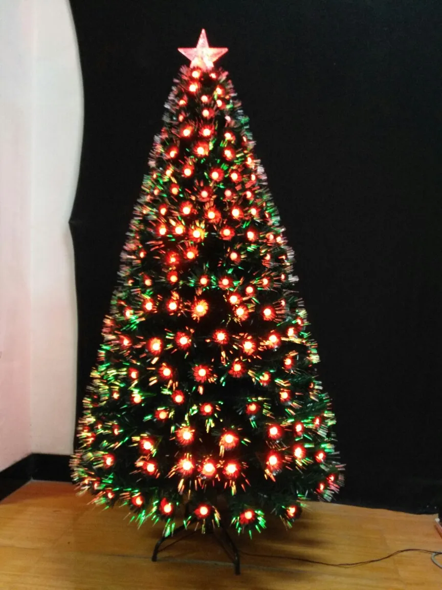 Красный светильник, Рождественская елка, 2,1 м, рождественские украшения для дома, arbol de navidad con luz led sapin de noel arbol de navidad grande