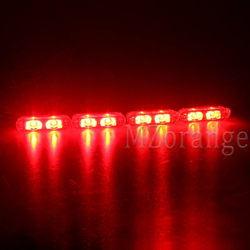 fso flash strobe light 4x2 LED Police lights led strobe lights on a car police flasher stroboscopes Flash Lights police light