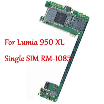 

Full Work Original Unlock Mobile Electronic panel Motherboard Logic Circuits For Nokia Lumia 950 XL 950XL Single Sim RM-1085