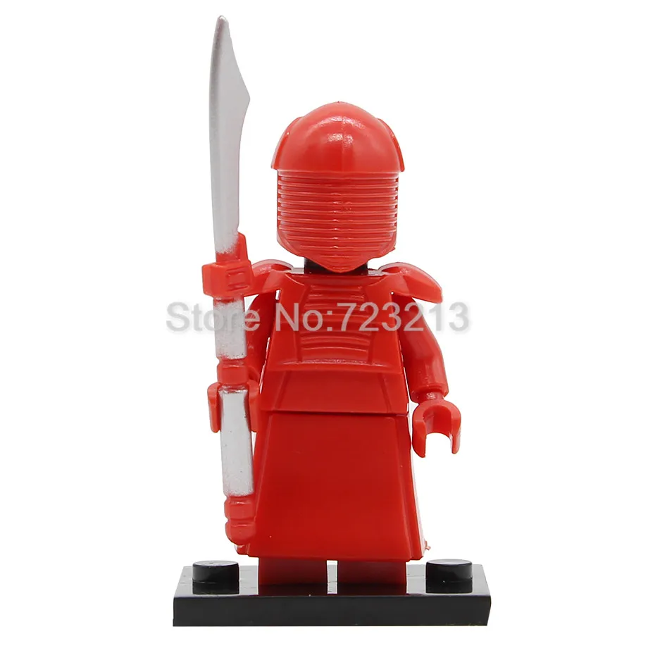 Single Sale Star Wars Clone Trooper Figure Set SY1071 Storm Building Blocks Sets Models Bricks Toys for Children - Цвет: PG817 Red Guard