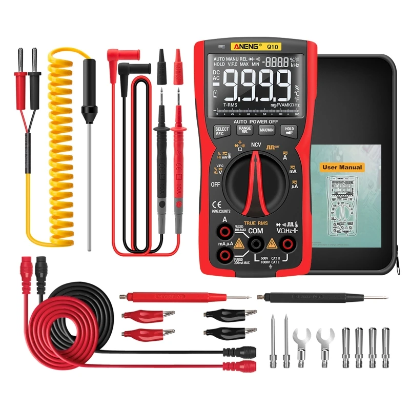 Q10 Digital Multimeter 9999 Professional Tester Multimetro True Rms Analog Diy Transistor Capacitor Ncv Testers Lcr Meter Multimeters Aliexpress Q10 Digital Multimeter 9999 Professional Tester Multimetro True Rms Analog Diy Transistor Capacitor Ncv Testers Lcr Meter Multimeters Aliexpress