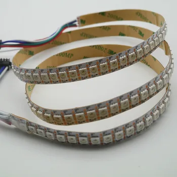 

WS2815 5050 RGB LED Pixels Strip Individually Addressable led Dual-Signal 30/60/144 Leds/m WS2812B WS2813 updated lamp tape