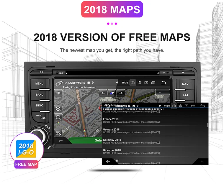 Best Carplay DSP IPS Android 9.0 Car DVD Player for Audi A4 B8 S4 B6 B7 RS4 8E 8H B9 Seat Exeo 2002-2008 GPS Navigation Audio 8