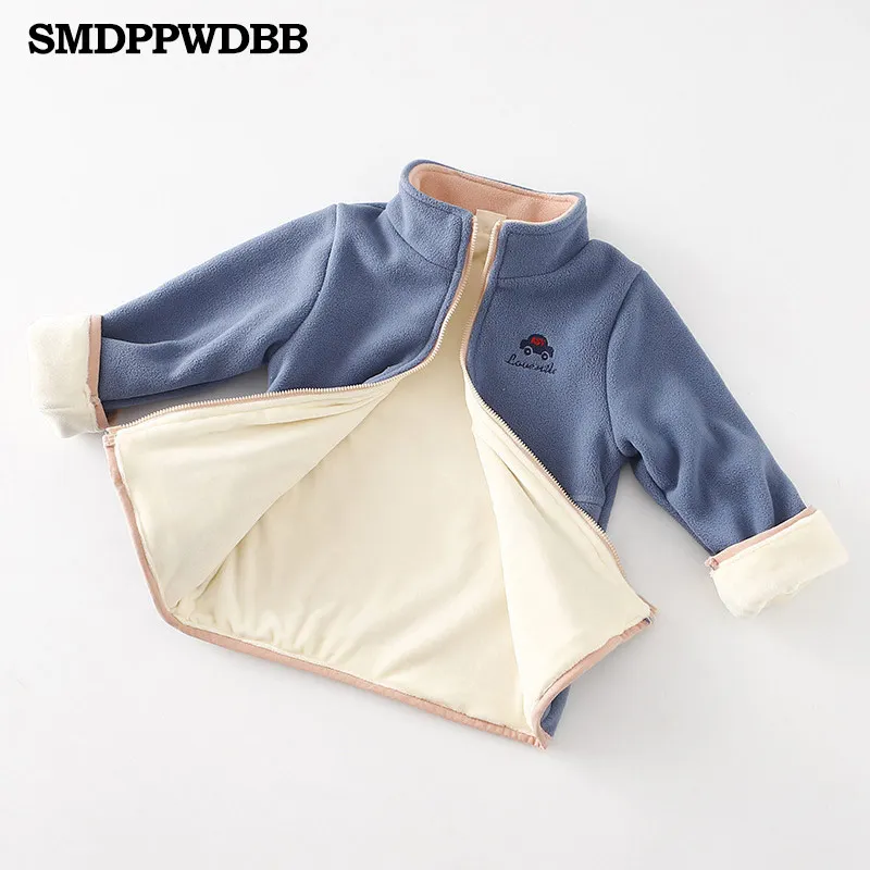 MDPPWDBB/сезон весна-осень-зима; детская милая мягкая флисовая куртка для девочек; пальто; верхняя одежда; кардиган; одежда; свитер