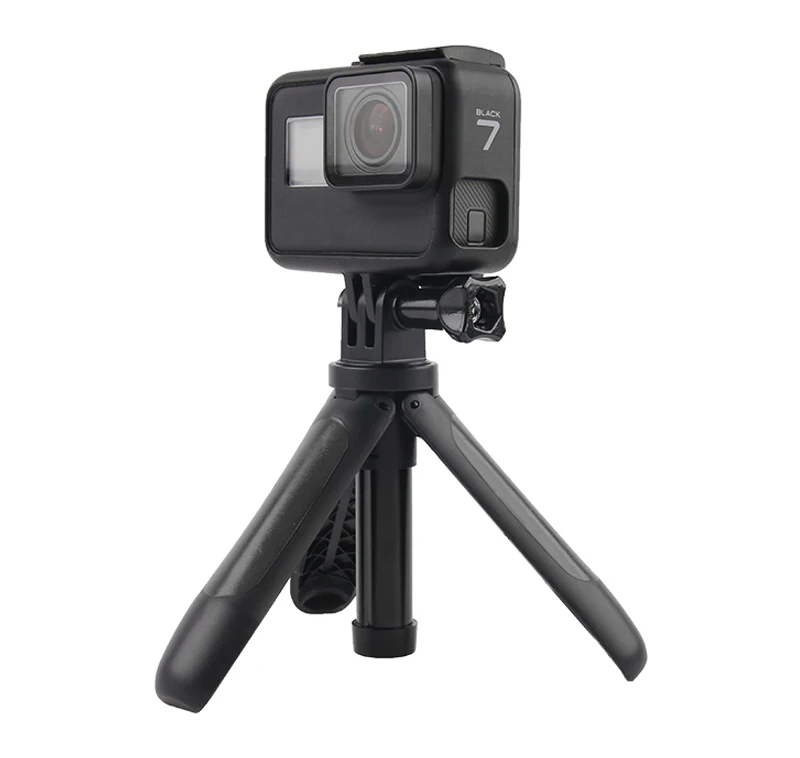 Ручной мини-штатив, селфи палка, выдвижной монопод для GoPro Hero 8 7 6 5 Yi 4K Sjcam Sj8 M10 Eken H9r Dji Osmo, Экшн-камера