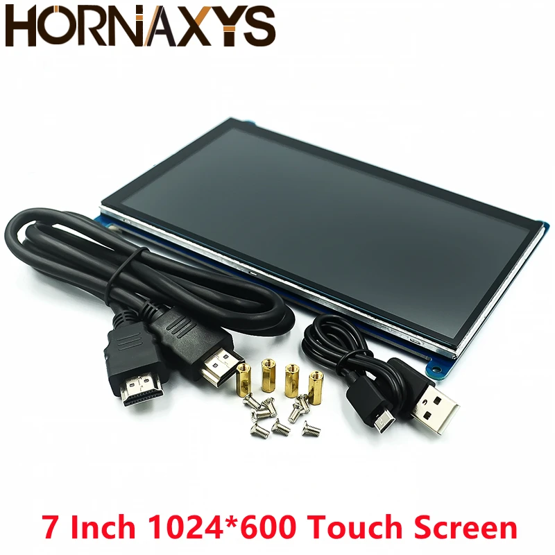 7-дюймовый сенсорный экран панель монитора hdmi raspberry ЖК-дисплей сделай сам
