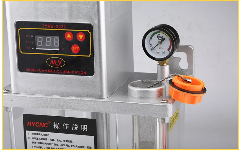 220v engrenagem óleo lubrificante cnc eletromagnética automática