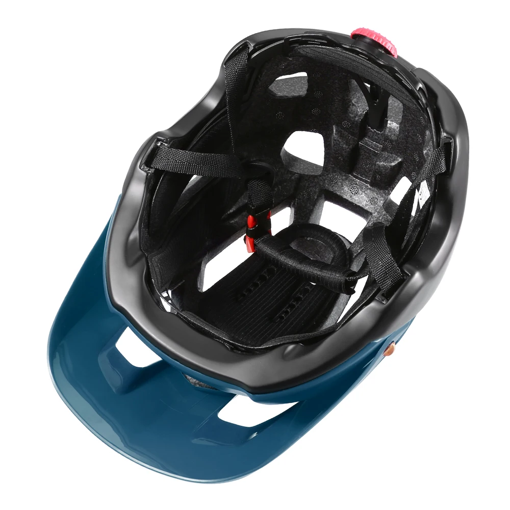 Bicycle Helmets Matte Black Men Women Bike Helmet Back Light MTB Mountain Road Bike Integrally Molded Cycling Helmets