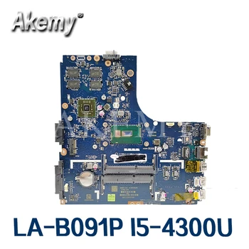 

SAMXINNO LA-B091P Motherboard For Lenovo LA-B091P B40-80 B40-70 E40-70 Laotop Mainboard with I5-4300U CPU R5 M230