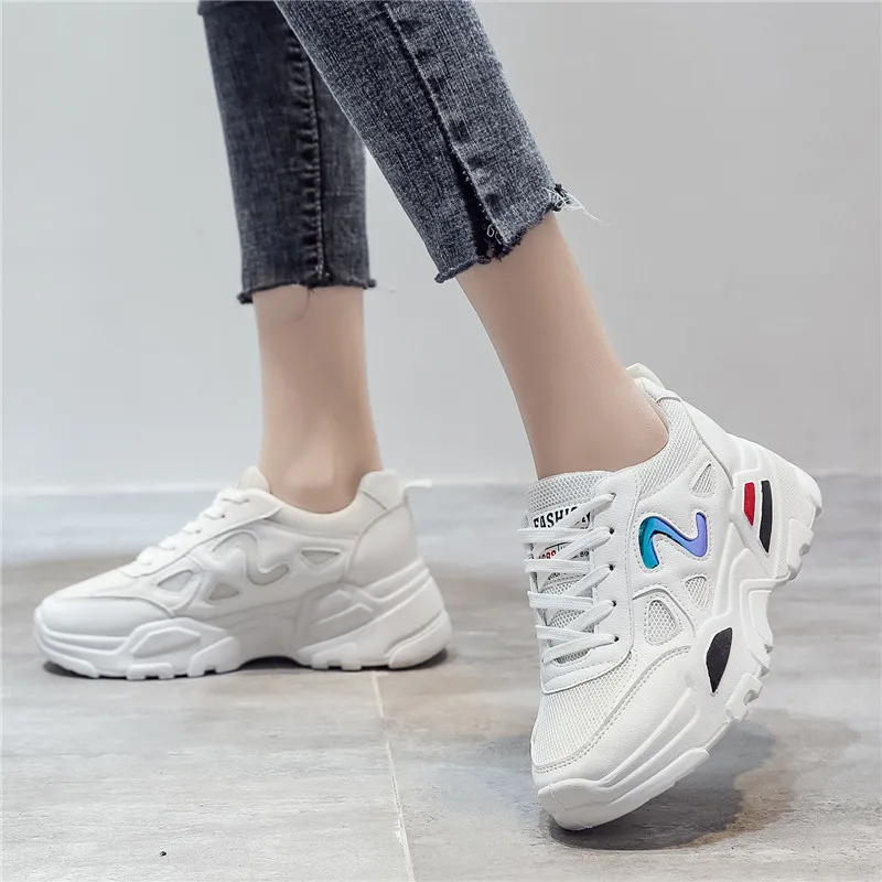 

Women Shoes New Chunky Sneakers for Women Vulcanize Shoes Casual Fashion Dad Shoes Platform Sneakers Basket Femme Krasovki