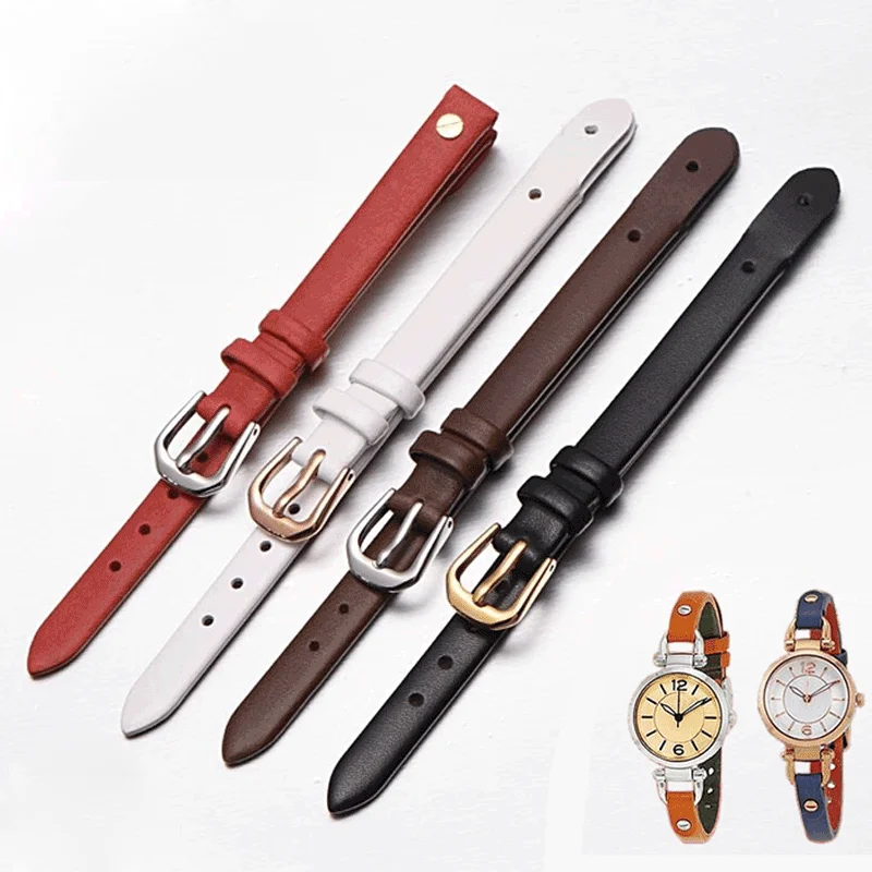 Cinturini in vera pelle di alta qualità per Fossil ES3077 ES2830 ES3262 ES3060  cinturini per orologi da donna eleganti cinturino piccolo|Watchbands| -  AliExpress