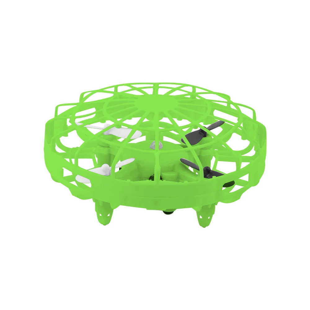 JDRC JD10  Mini Drone UFO Infrared Sensing Control Hand Aircraft Quadcopter Infraed Induction Intlligent Blue/Green RC Kid Toy
