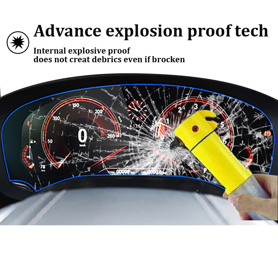 for BMW 5 Series G30 6 Series G32 dashboard panel film cover glass oleophobic coating grease screen glass