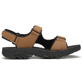

2020 trekking sandale sandals-men outdoor sandal leather men man hombre summer verano sandali slide sandalia casa ete sandles