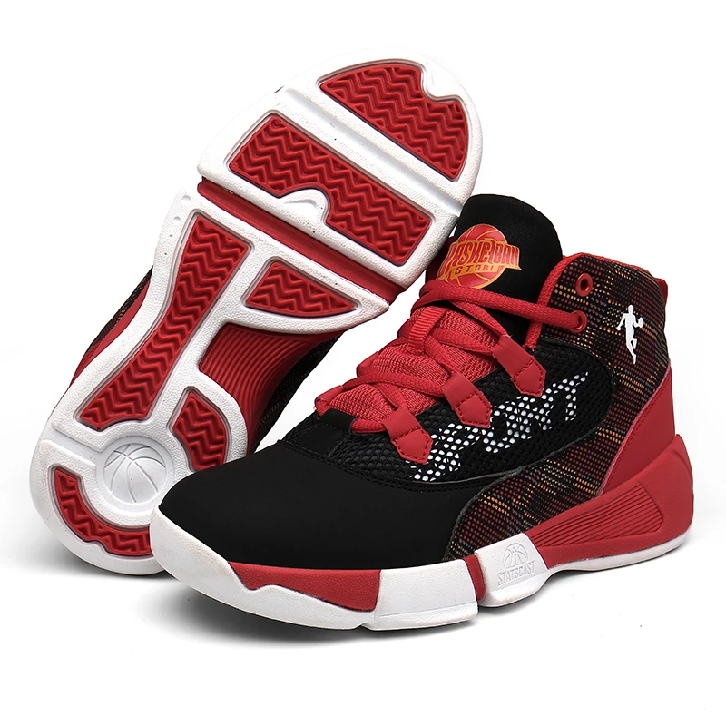 

Retro Bakset Homme New Kids Jordan Basketball Shoes for Sneakers High Top Mesh Breathable Sneakers Boy Non Slip Training Boots