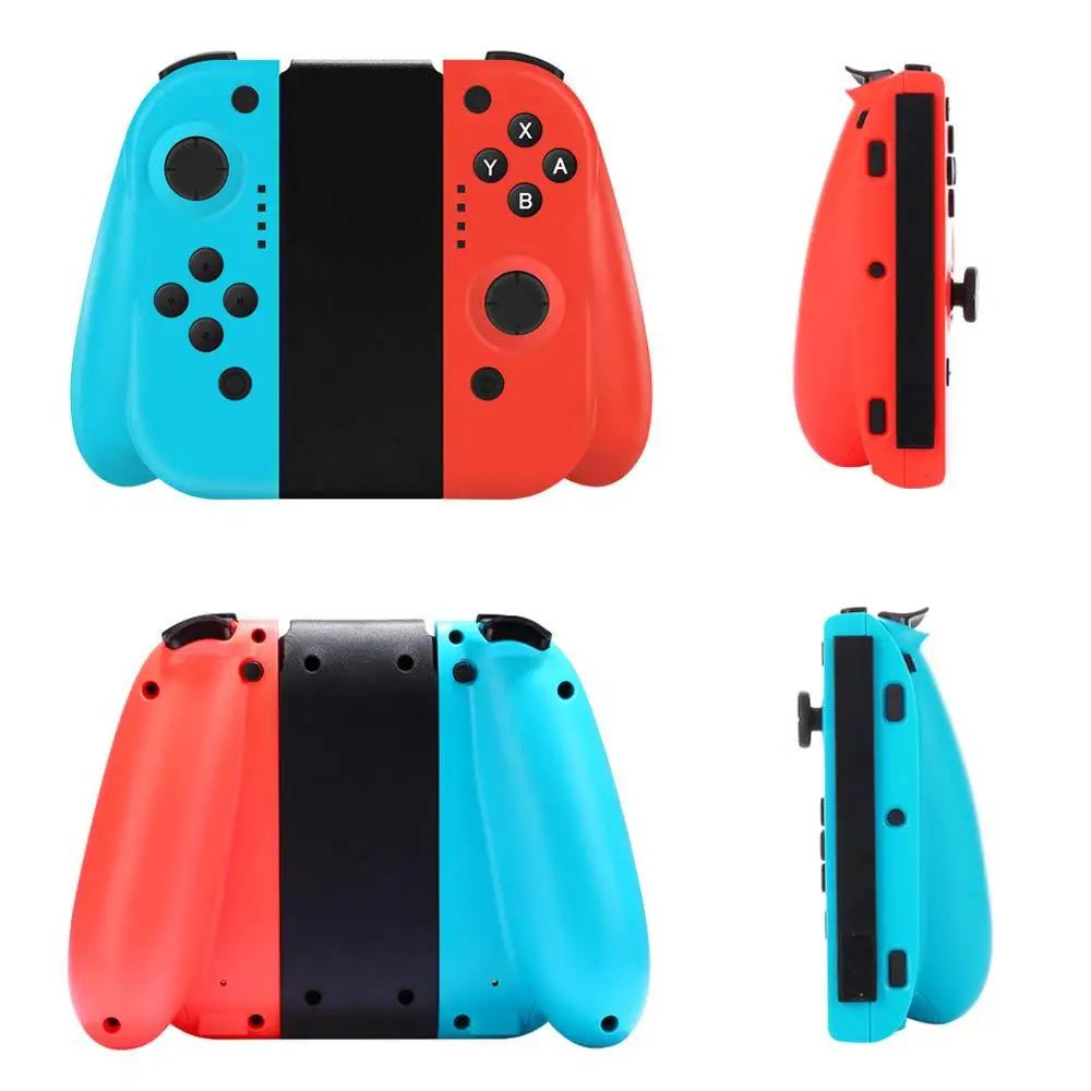 Беспроводной Pro Handgrip Bluetooth джойстики Joy-Con(L/R) Игровые контроллеры геймпад для Nintendo Switch NS консоли синий/красный