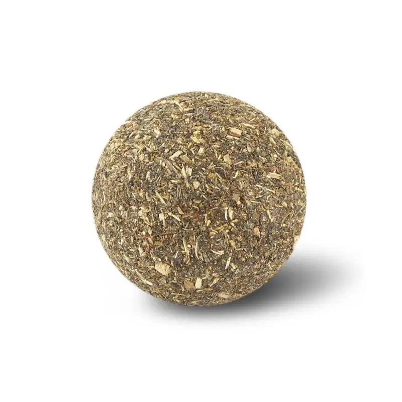 1PC Wild Catnip Toys Popular Game Play Ball Coated With Herbal Natural Mint Edible Pet Kitten Cat Play Ball Snack Supplies