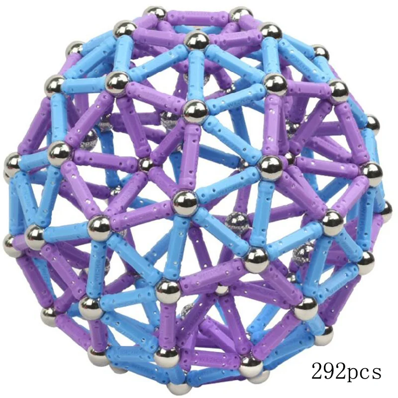 3D Магнитные Игрушки, металлические шарики, Магнитный конструктор, набор для строительства, модель и строительные блоки, развивающие игрушки для детей, подарок