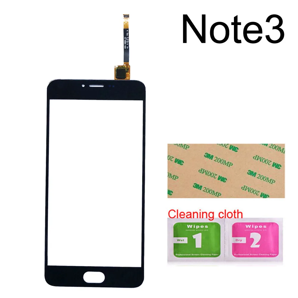 5,5 'для Meilan Note3 Note5 Note6 Сенсорный экран для Meizu MeiLan Note 6/5/3 Сенсорный экран планшета Сенсор Стекло Панель Замена - Цвет: Note3 Black