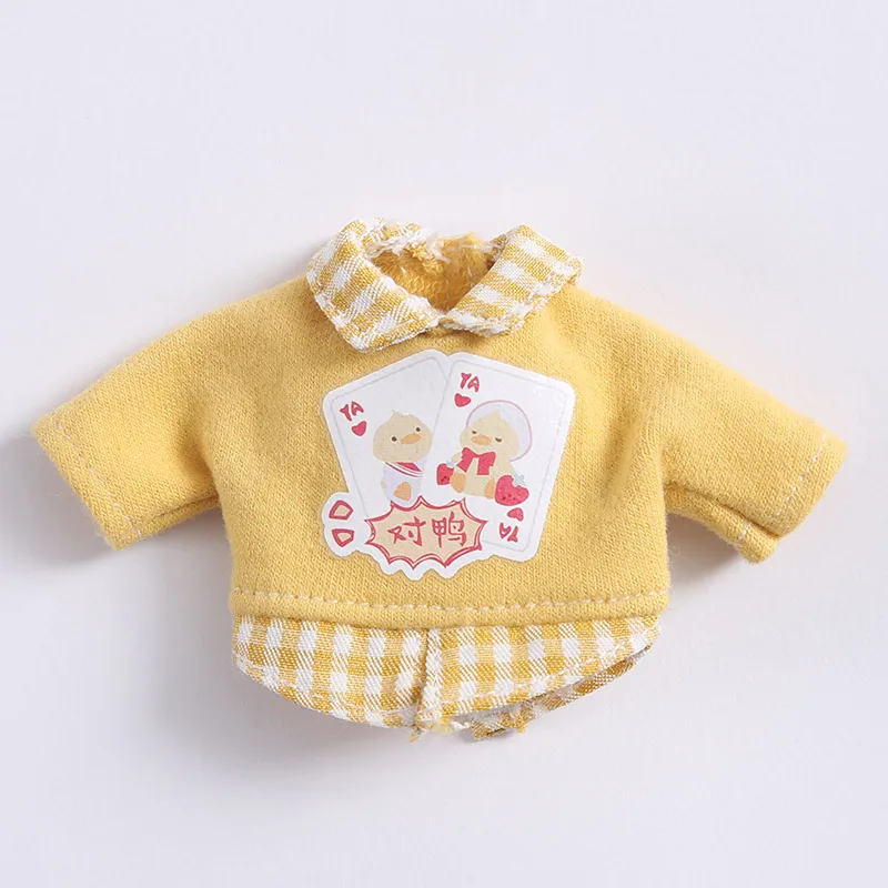 Одежда для малышей, свитер, рубашка, 1/12 BJD, Одежда для куклы, GSC, простая детская одежда с круглым носком, пальто для младшей сестры