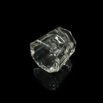 

1Set Nail Art Liquid Powder Holder Container Hexagon Dappen Dish Crystal Glass Cup Clear Transparent Acrylic Manicure Tool