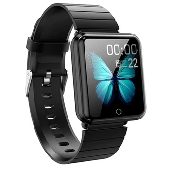 

YurKem Smart Watch Man Waterproof Touch Fitness Tracker Heart Rate Body Temperature Smart Clock Women Sport Band