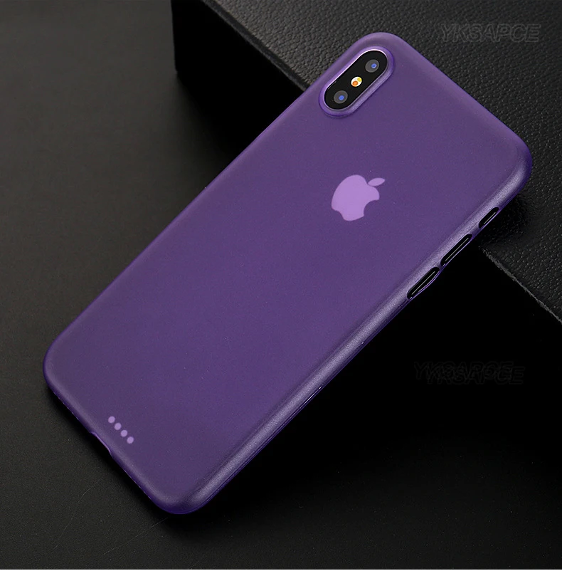 Vibrant Multi-Color Matte Ultra-Thin Frosted Phone Case - Slim, Hard Protection