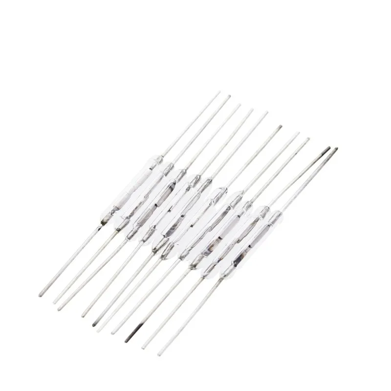 200pcs/lot Reed Switch MagSwitch Magnetic Induction 10W NO Normal Open 2x14mm | Обустройство дома
