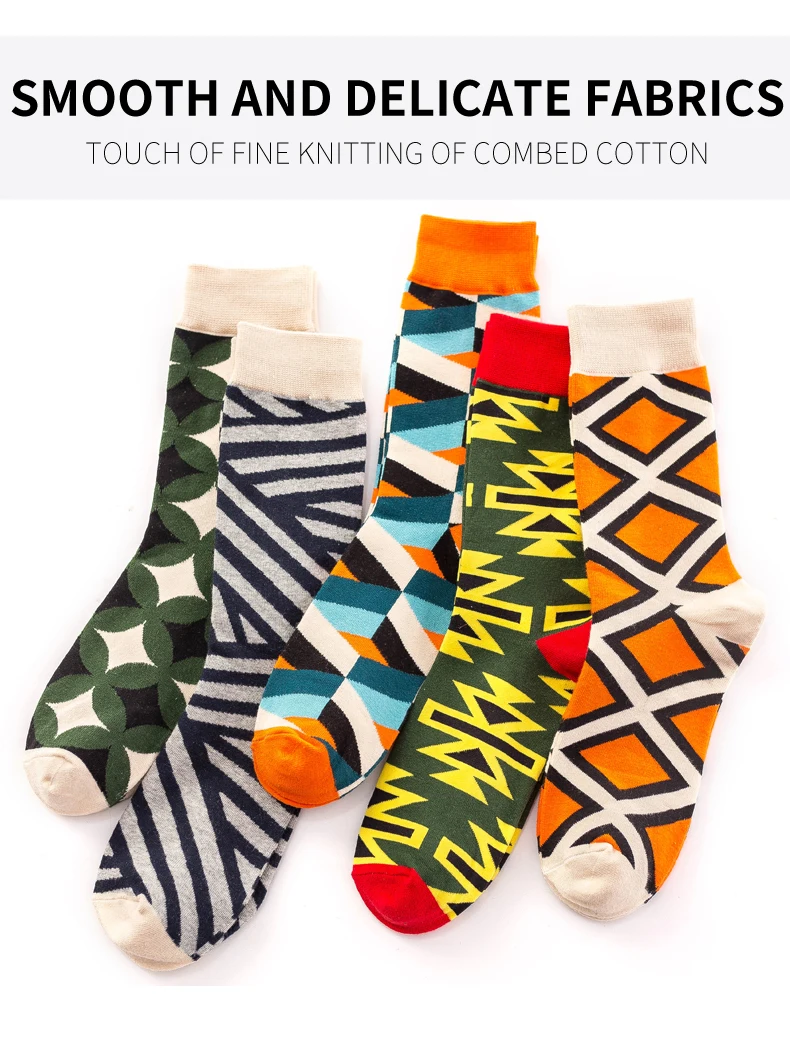 Модные Харадзюку каваи счастливые длинные хлопковые носки для мужчин и женщин Климт живопись качество красочные Смешные уличная сумасшедшая новинка носки