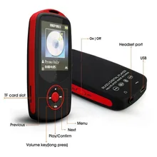 4 ГБ Bluetooth Спорт Bluetooth MP3-плеер записывающая ручка электронная книга чтение фото просмотр fm-радио UY8