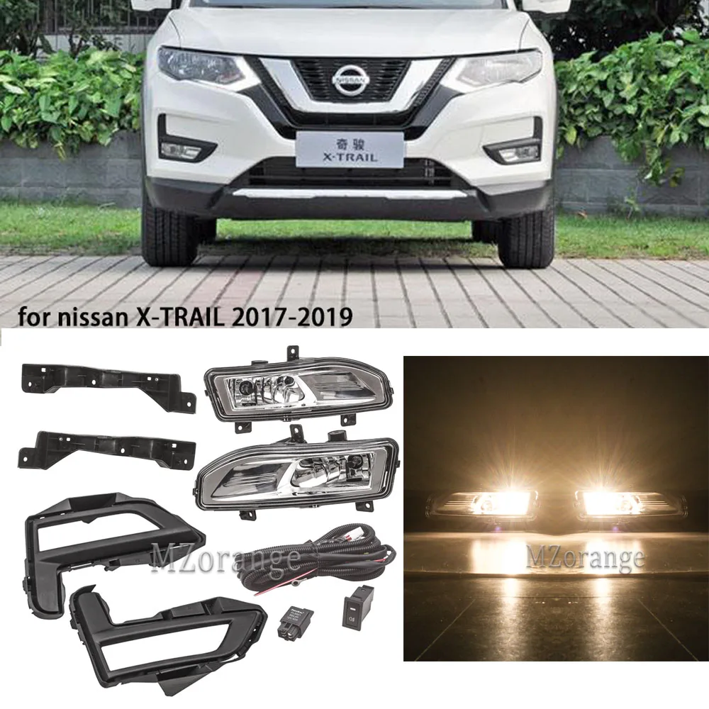 Противотуманные фары 1 комплект для Nissan Rogue X-Trail T32 x trail 2017 2018 2019 светильник