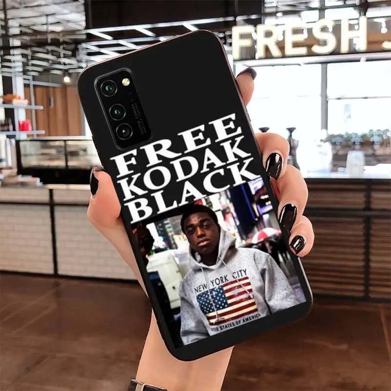 HPCHCJHM Kodak Black Rapper Bling Cute Phone Case for Samsung S20 plus Ultra S6 S7 edge S8 S9 plus S10 5G lite 2020
