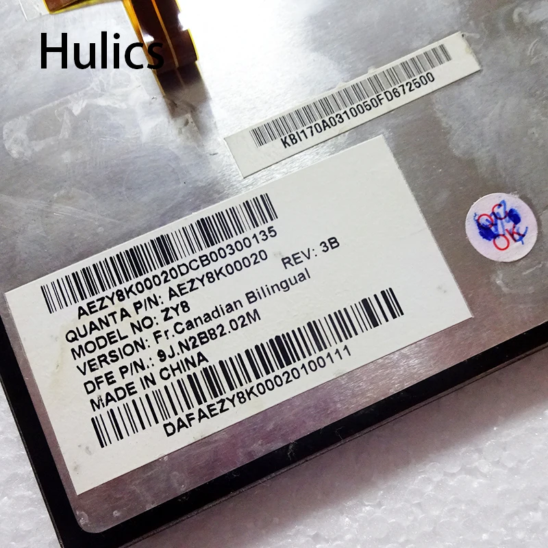 Hulics для acer Aspire 7741 7741G 7741Z 7745G 7745Z 7735 7739 8942 8942G 7551 7551G Клавиатура ноутбука AEY8K00020 подсветка, черный цвет