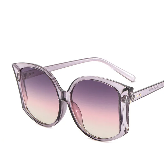 Солнцезащитные очки с градиентом для мужчин и женщин винтажные большие