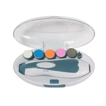 

Safe Electric Nail Trimmer Baby Nail Clipper Cutter Nail Manicure Polishing Tool Trimmer Manicure Purple/Blue