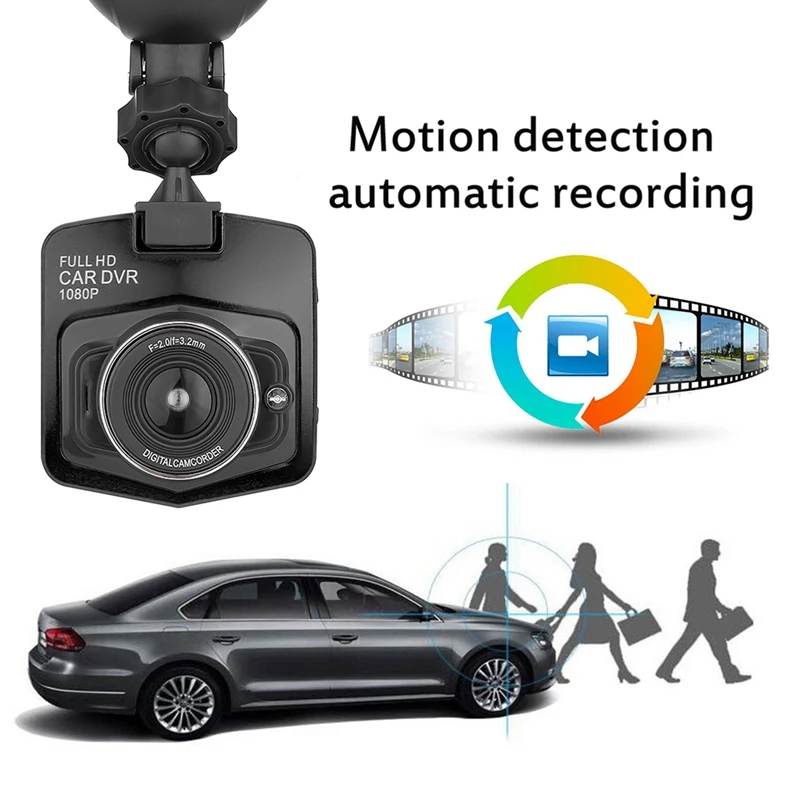 VODOOL 2.4" TFT Screen Full HD 1080P Mini Car DVR Camera Dual Lens 170 Wide Angle Video Recorder Night Vision G-Sensor Dashcam