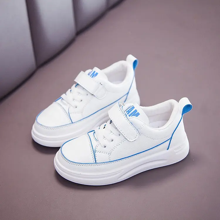 

Children Sports Shoes Spring And Autumn Girls White Shoes 2019 New Style Korean-style BOY'S Shoe Casual Students Thick