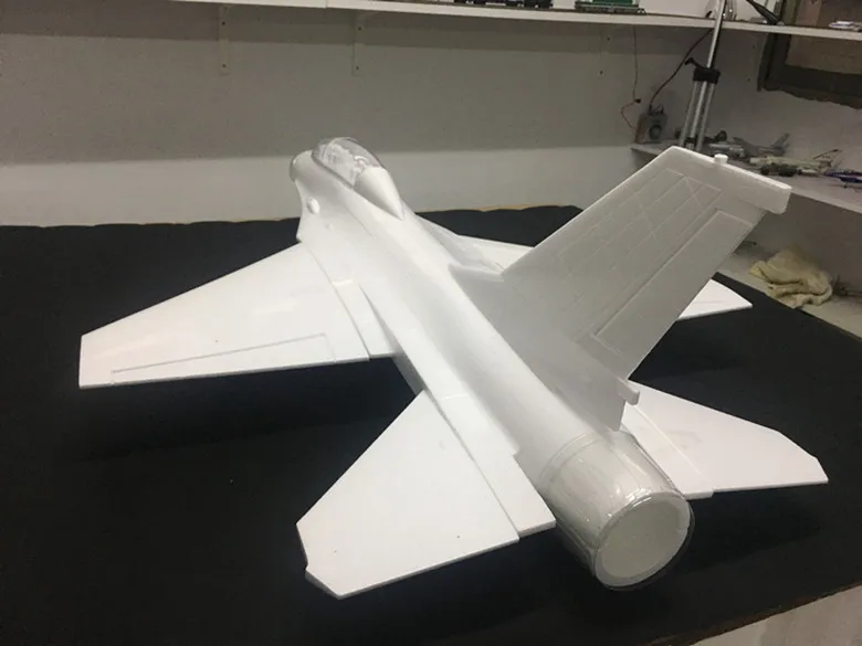 Lander EPO F16 70 мм EPO RC EDF jet plane комплект белого цвета