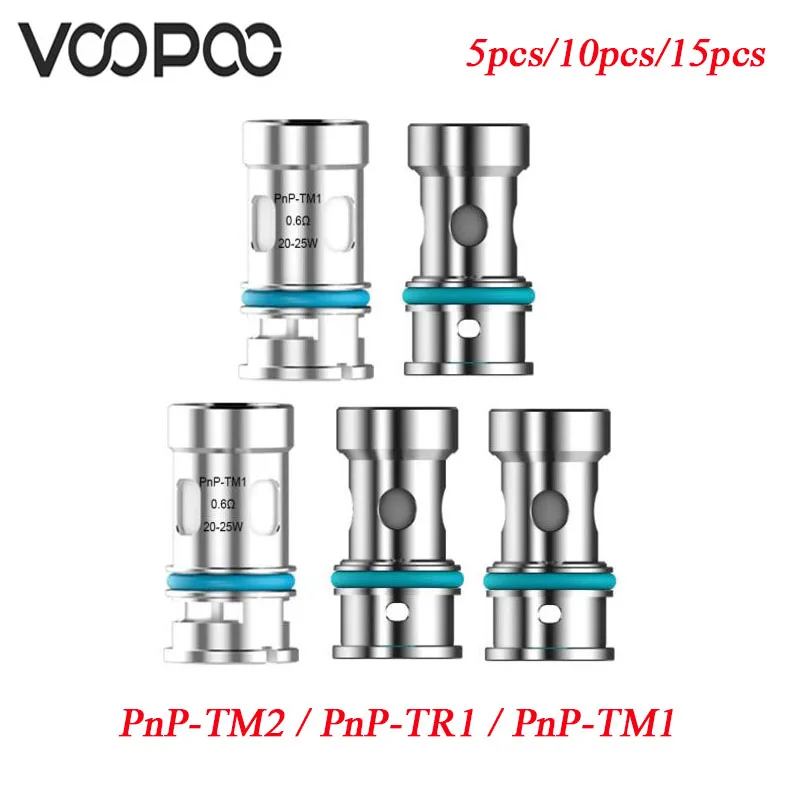 Оригинальный Voopoo 0.6ohm PnP-TM1/ PnP-TM2 0.8ohm PnP-TR1 1.2ohm для Винчи X/перетащите X S / ARGUS GT AIR V.