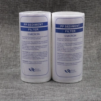 

PP Sediment Filter 2.5" x 5" (5 Micron) Polypropylene Replacement PP water Filter Cartridge Cotton Filter 2pcs/lot